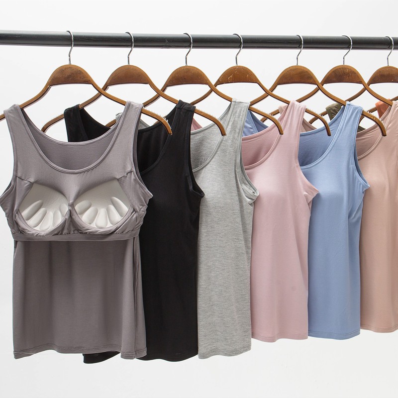 24HH265.27 - ÁO BA LỖ KÈM BRA