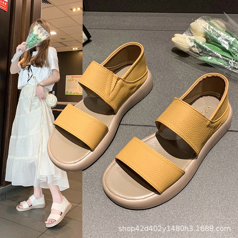 24HH265.05 - SANDAL ĐẠP GÓT ĐẾ MỀM