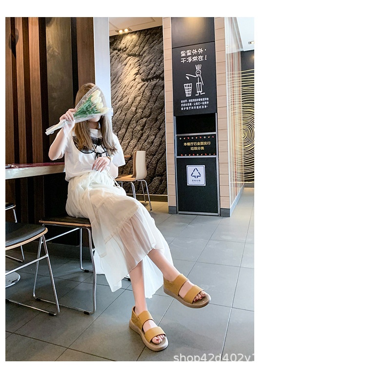 24HH265.05 - SANDAL ĐẠP GÓT ĐẾ MỀM