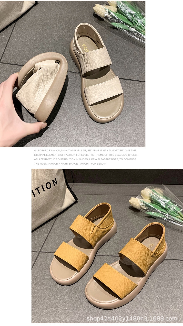 24HH265.05 - SANDAL ĐẠP GÓT ĐẾ MỀM