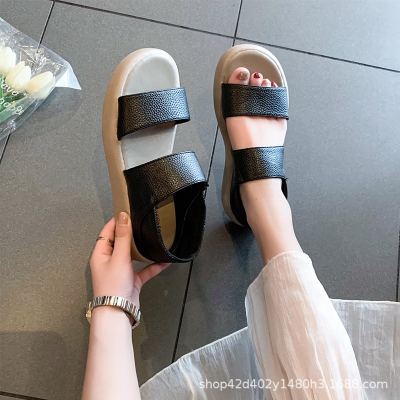 24HH265.05 - SANDAL ĐẠP GÓT ĐẾ MỀM
