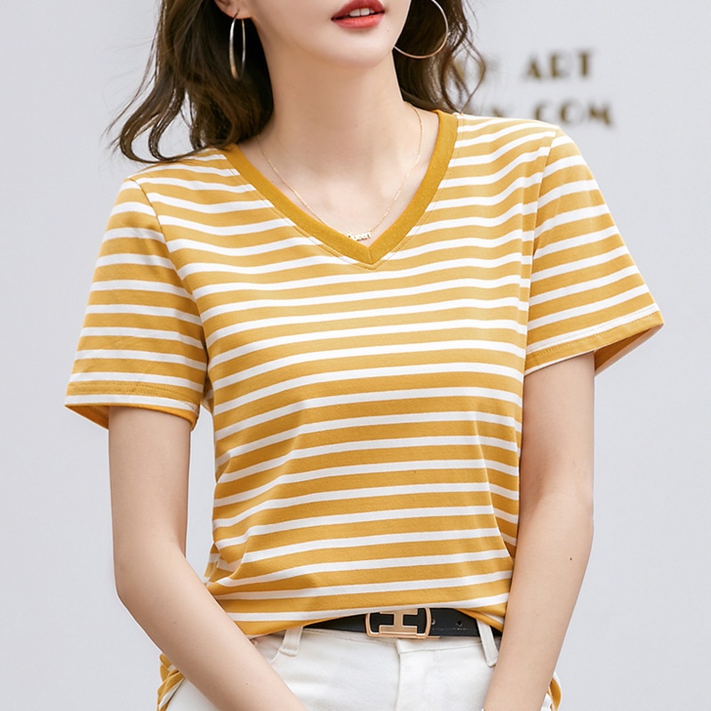 24HH265.04 - ÁO NỮ KẺ NGANG