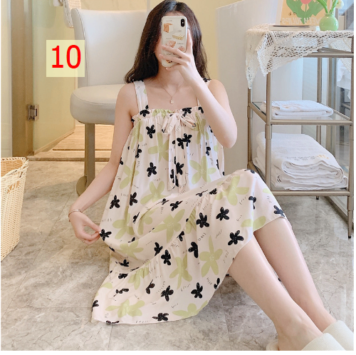 24HA275.11 - VÁY NGỦ LANH LỤA 2 DÂY