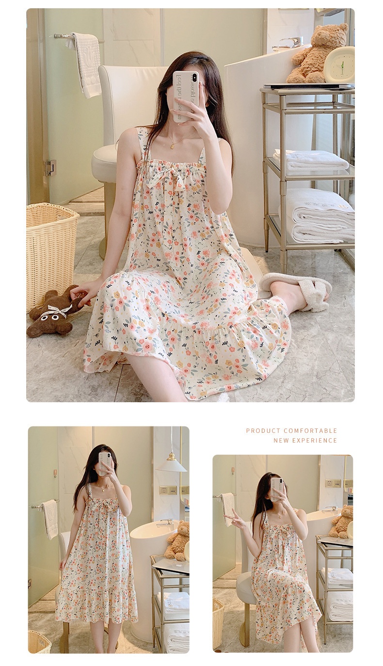 24HA275.11 - VÁY NGỦ LANH LỤA 2 DÂY