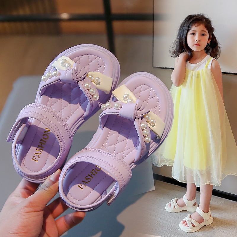24HH285.24 - SANDAL CHO BÉ GÁI ĐÍNH NGỌC