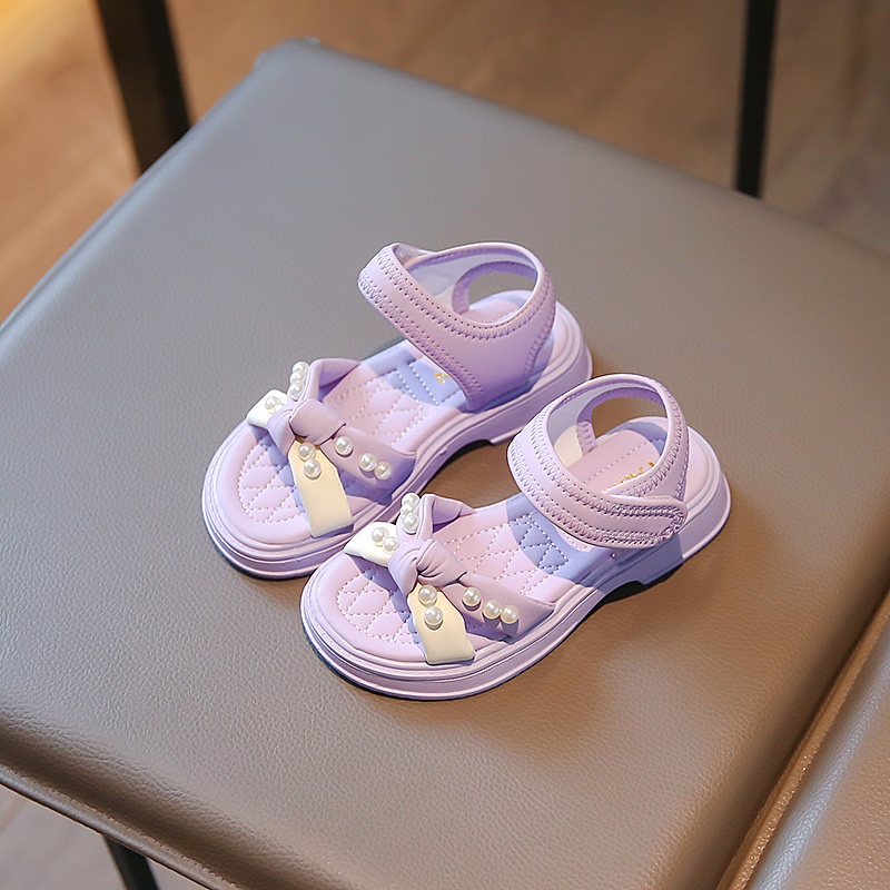 24HH285.24 - SANDAL CHO BÉ GÁI ĐÍNH NGỌC
