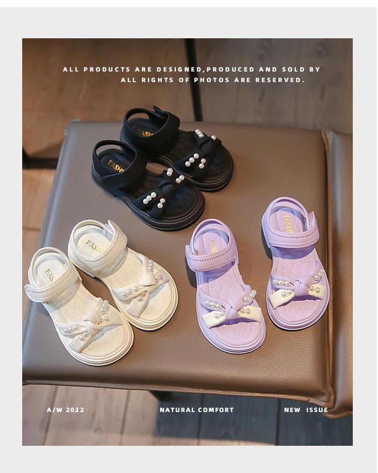 24HH285.24 - SANDAL CHO BÉ GÁI ĐÍNH NGỌC