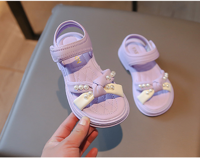 24HH285.24 - SANDAL CHO BÉ GÁI ĐÍNH NGỌC