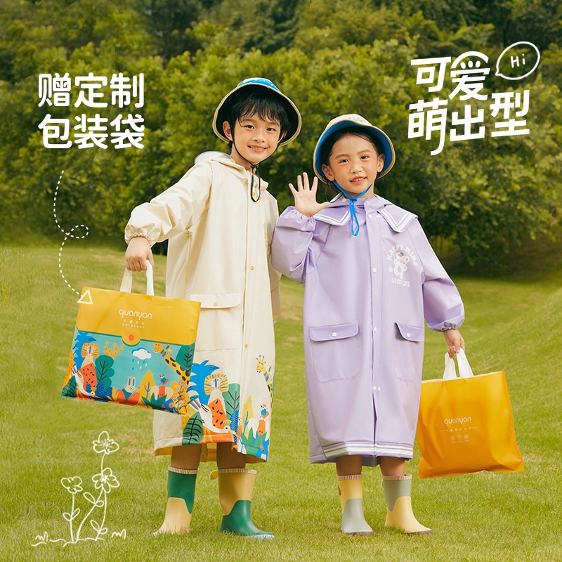 24HA295.26 - ÁO MƯA TRẺ EM QCCC