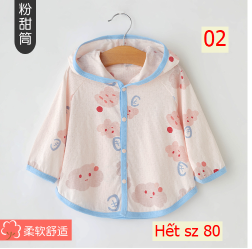 24HA295.32 - ÁO CHỐNG NẮNG SIZE NHÍ CHO BÉ YÊU