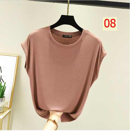 24HA305.19 - ÁO THUN LẠNH MODAL CỔ TRÒN