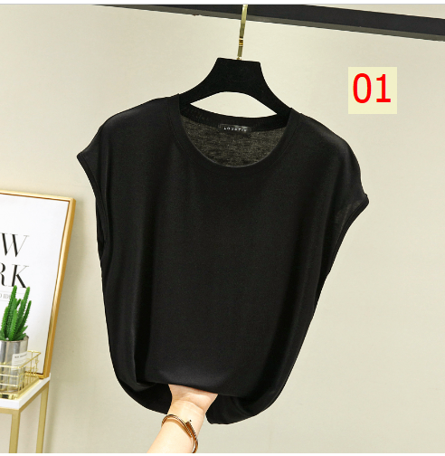 24HA305.19 - ÁO THUN LẠNH MODAL CỔ TRÒN
