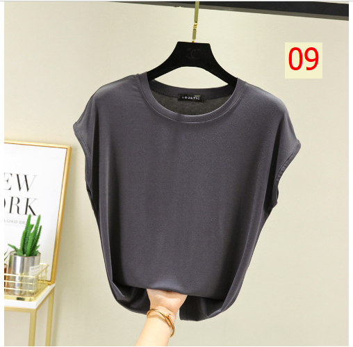 24HA305.19 - ÁO THUN LẠNH MODAL CỔ TRÒN
