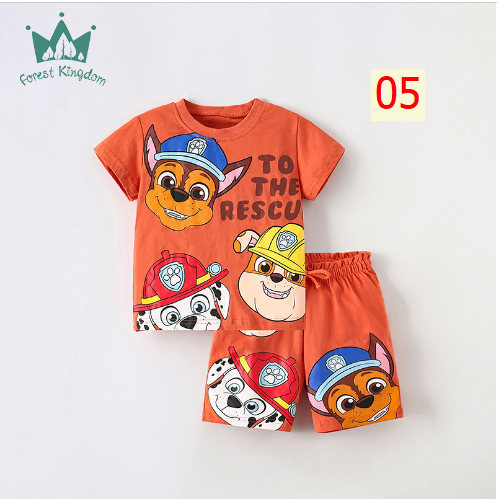 24HA315.16 - BỘ COTTON FOREST KINGDOM