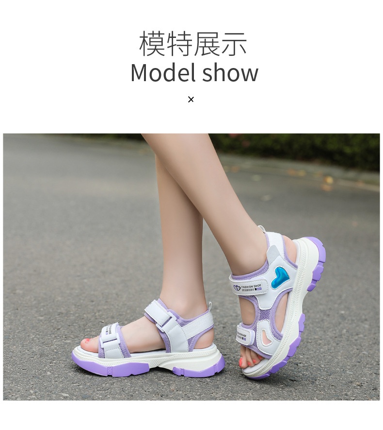 24HA315.06 - SANDAL PHỐI MÀU CHO BÉ GÁI