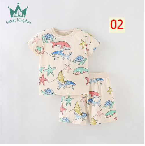 24HA315.16 - BỘ COTTON FOREST KINGDOM