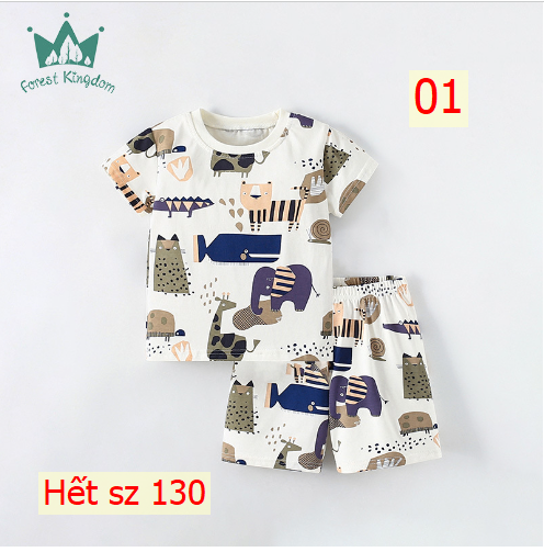 24HA315.16 - BỘ COTTON FOREST KINGDOM