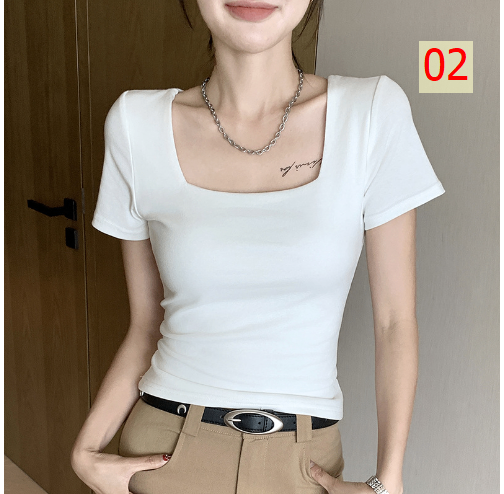24HH16.04 - ÁO NỮ CỔ VUÔNG