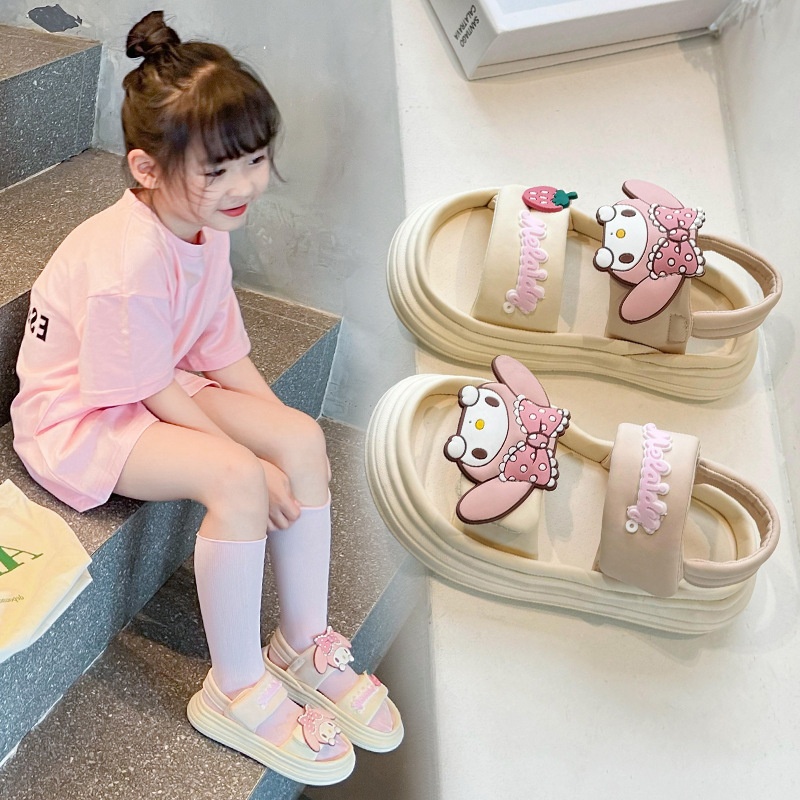 24HH26.15 - SANDAL BÉ GÁI HOẠT HÌNH