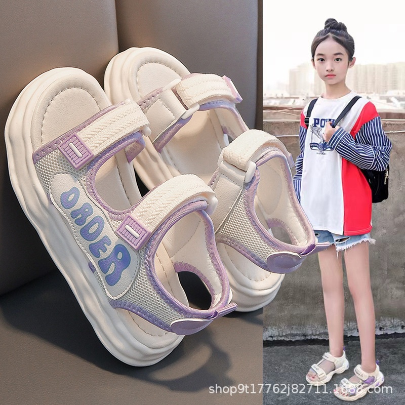 24HH26.08 - SANDAL QUAI DÁN ""ORDER "" BÉ GÁI