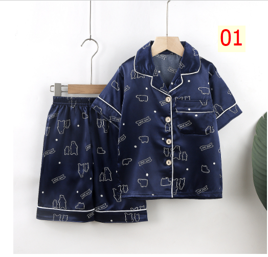 24HH26.23 - BỘ PIZAMA LỤA CHO BÉ