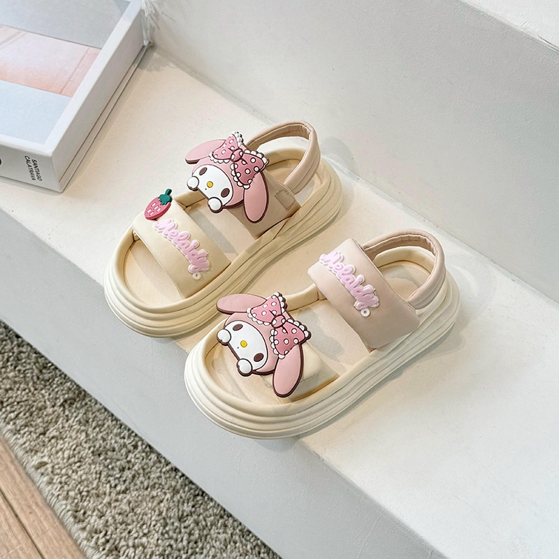 24HH26.15 - SANDAL BÉ GÁI HOẠT HÌNH