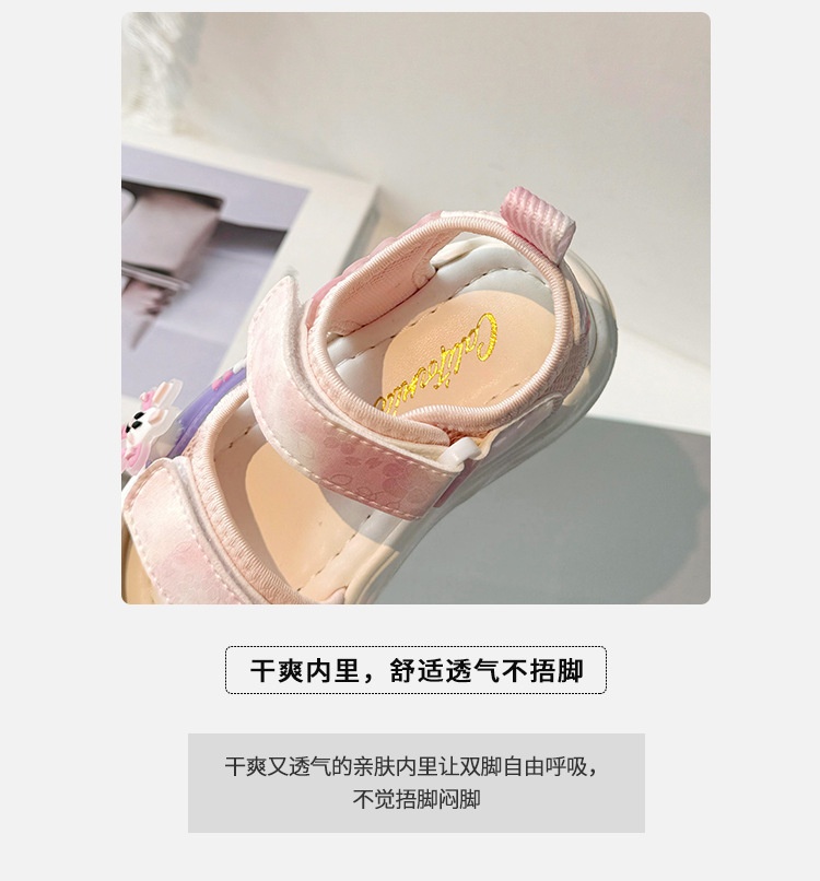 24HH26.10 - SANDAL BÉ GÁI 2 MÀU