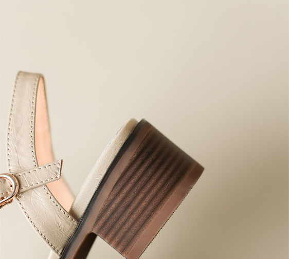 24HH26.27 - SANDAL NỮ BÍT MŨI RETRO