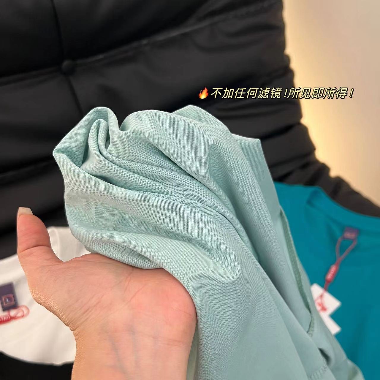 24HH26.19 - ÁO COTTON CỔ TRÒN DÁNG RỘNG NAM NỮ