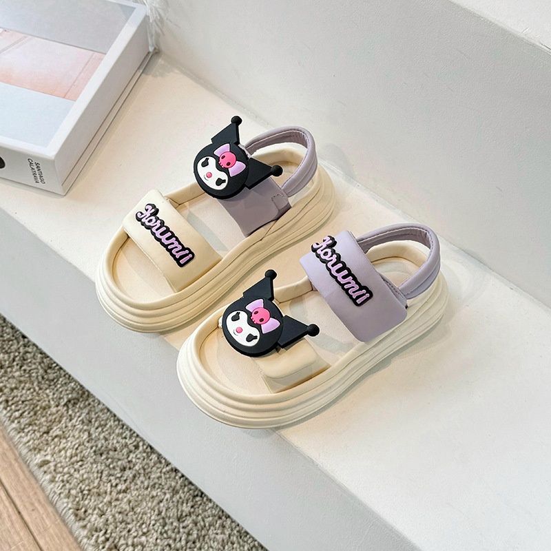 24HH26.15 - SANDAL BÉ GÁI HOẠT HÌNH