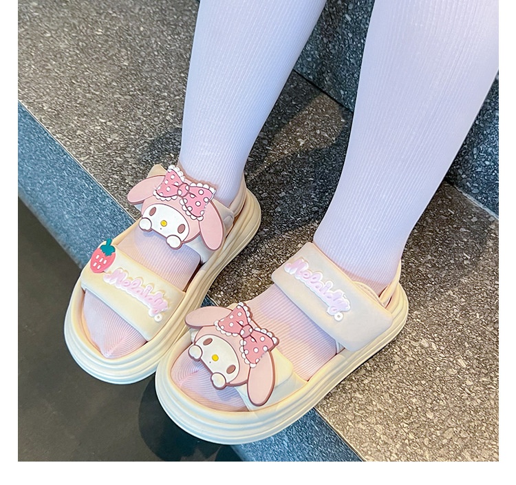 24HH26.15 - SANDAL BÉ GÁI HOẠT HÌNH