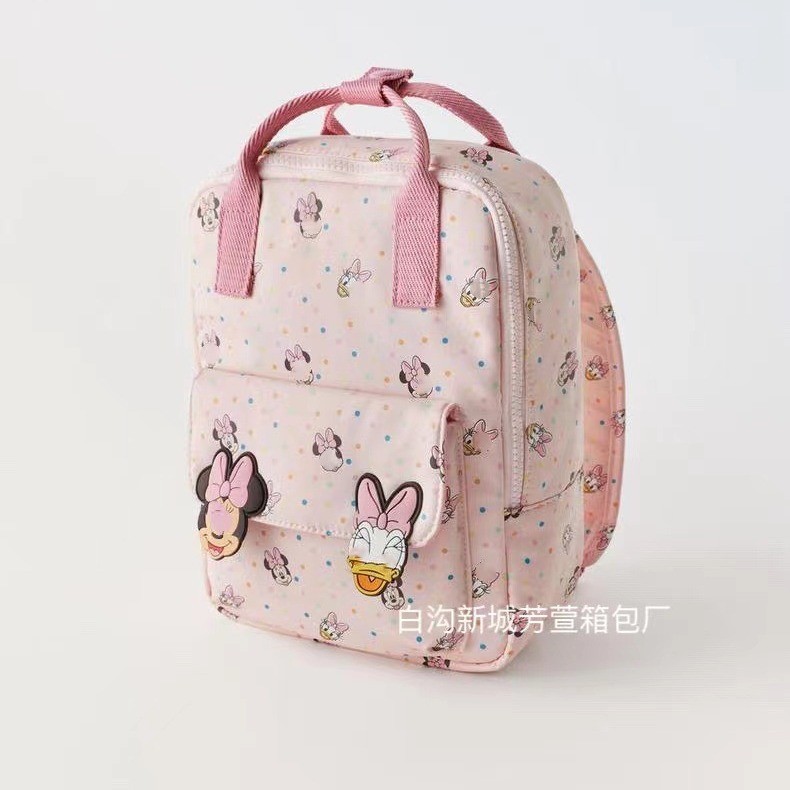 24HH26.30 - BA LÔ HỒNG MINNIE MẪU GIÁO CHO BÉ GÁI