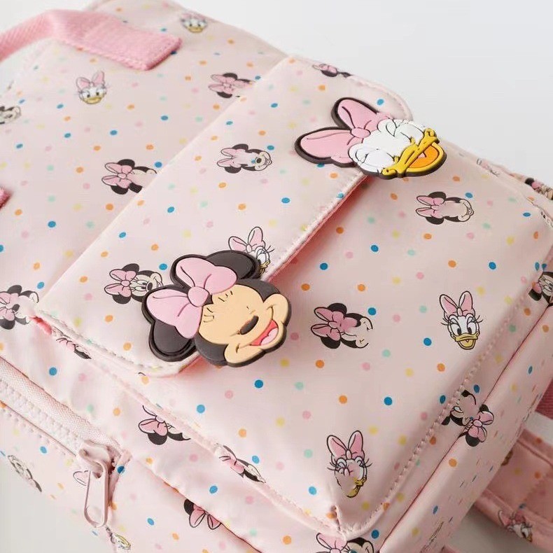 24HH26.30 - BA LÔ HỒNG MINNIE MẪU GIÁO CHO BÉ GÁI