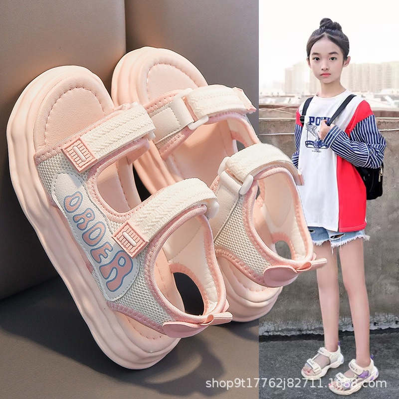 24HH26.08 - SANDAL QUAI DÁN ""ORDER "" BÉ GÁI