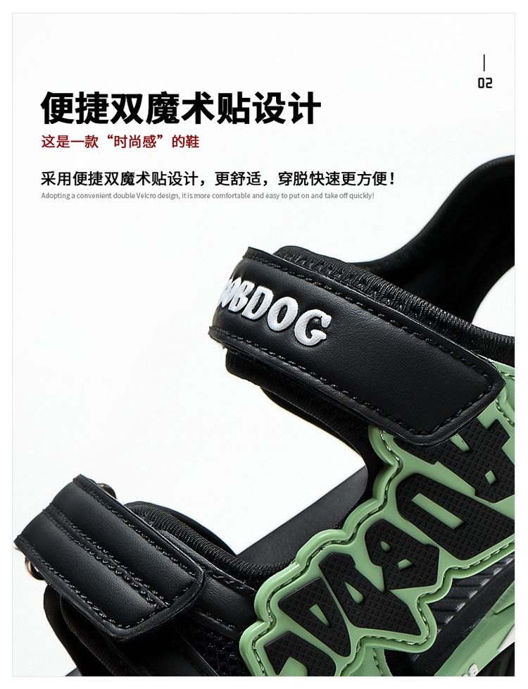 24HH26.01 - SANDAL HÃNG BOBDOG CHO BÉ TRAI