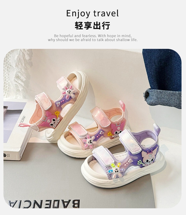 24HH26.10 - SANDAL BÉ GÁI 2 MÀU
