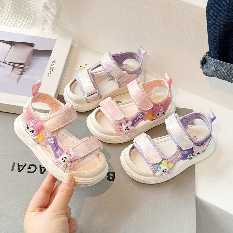 24HH26.10 - SANDAL BÉ GÁI 2 MÀU