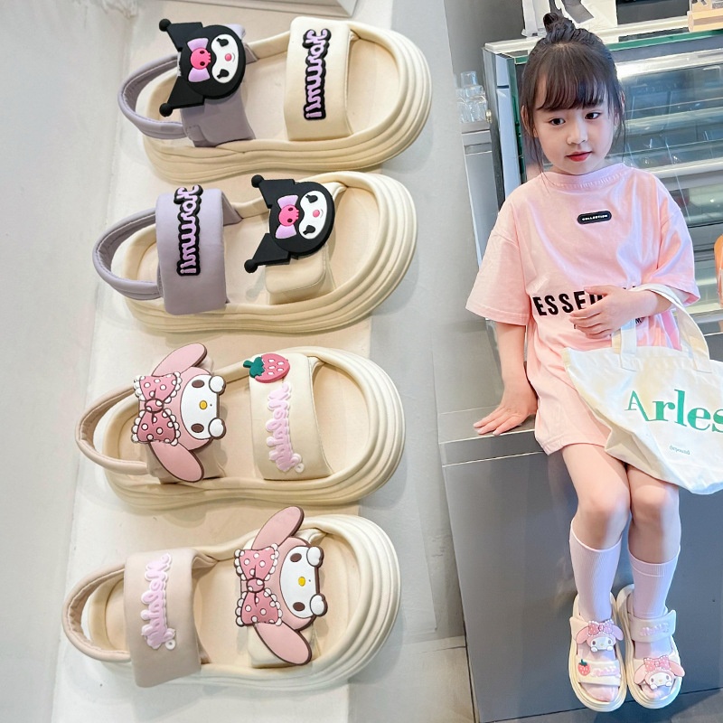 24HH26.15 - SANDAL BÉ GÁI HOẠT HÌNH