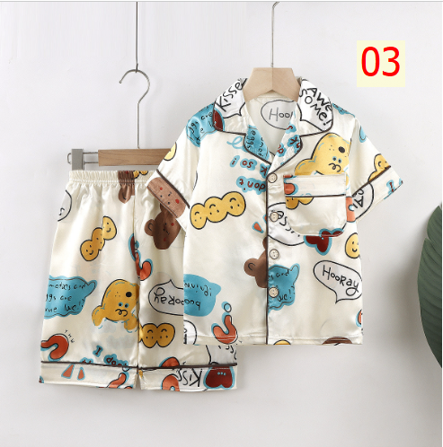 24HH26.23 - BỘ PIZAMA LỤA CHO BÉ
