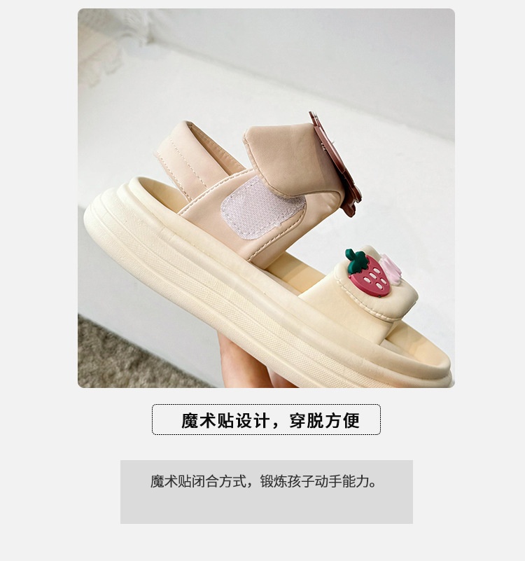 24HH26.15 - SANDAL BÉ GÁI HOẠT HÌNH