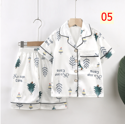 24HH26.23 - BỘ PIZAMA LỤA CHO BÉ