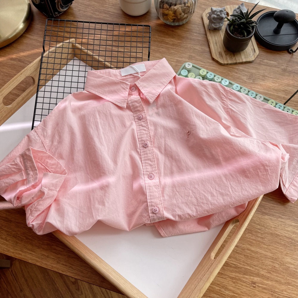 24HH36.09 - SƠ MI CỘC TAY NỮ
