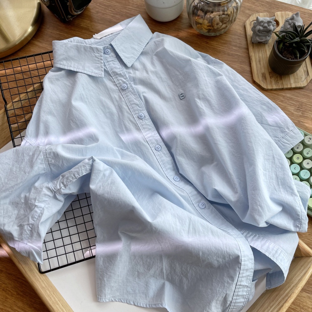 24HH36.09 - SƠ MI CỘC TAY NỮ