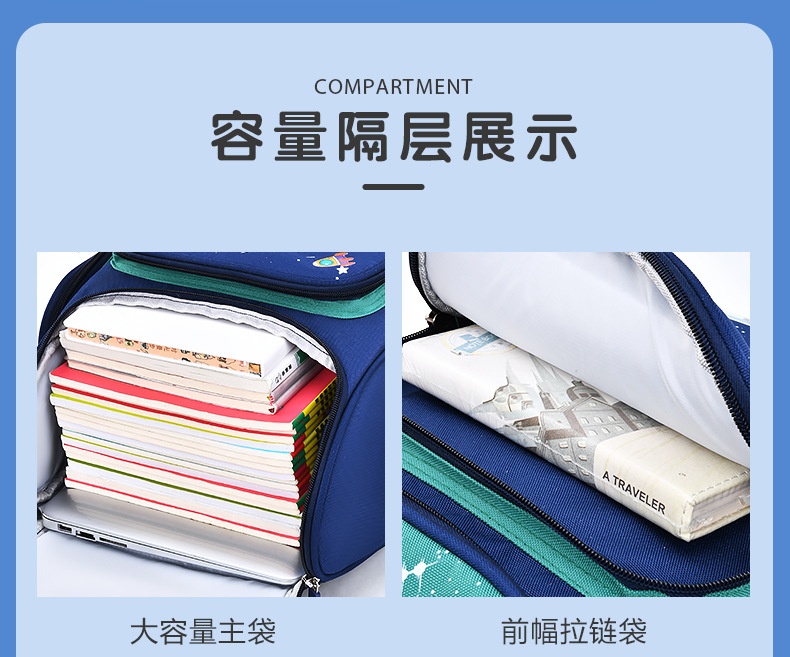 24HH36.20 - BA LÔ CHÍNH HÃNG BAFUNN TIỂU HỌC