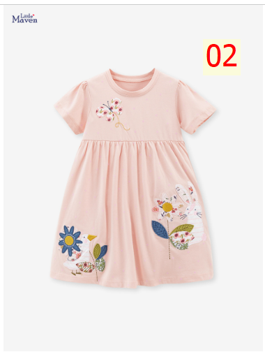 24HA46.14 - VÁY BÉ GÁI LITTLE MAVEN