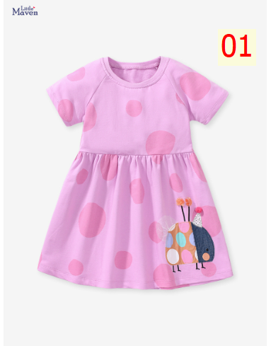 24HA46.14 - VÁY BÉ GÁI LITTLE MAVEN