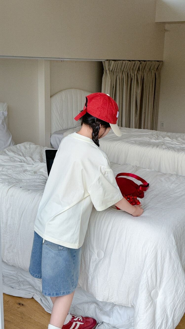 24HA56.10 - SET ÁO PHÔNG QUẦN JEANS BÉ GÁI SIZE ĐẠI
