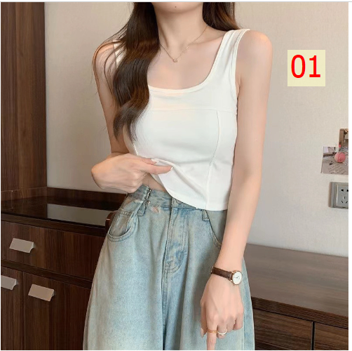24HA66.06 - ÁO SÁT NÁCH NỮ CÓ ĐỆM NGỰC
