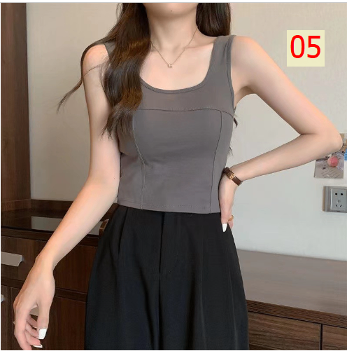 24HA66.06 - ÁO SÁT NÁCH NỮ CÓ ĐỆM NGỰC