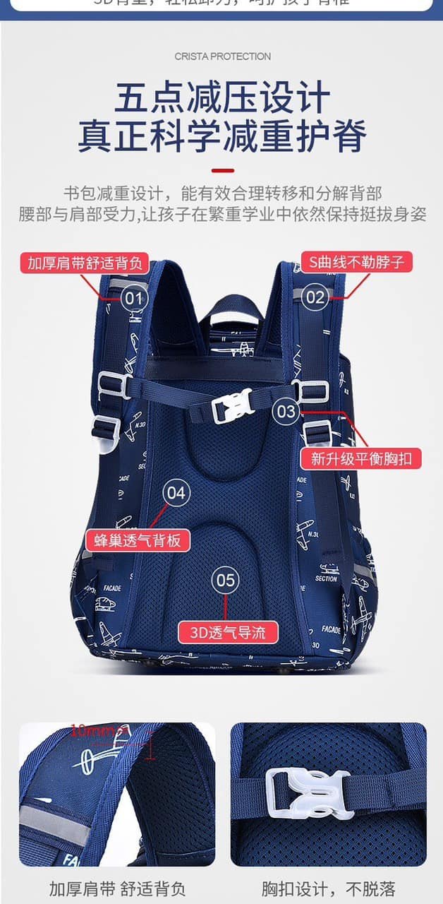 24HA76.24 - BALO CHỐNG GÙ 3D CHO BÉ